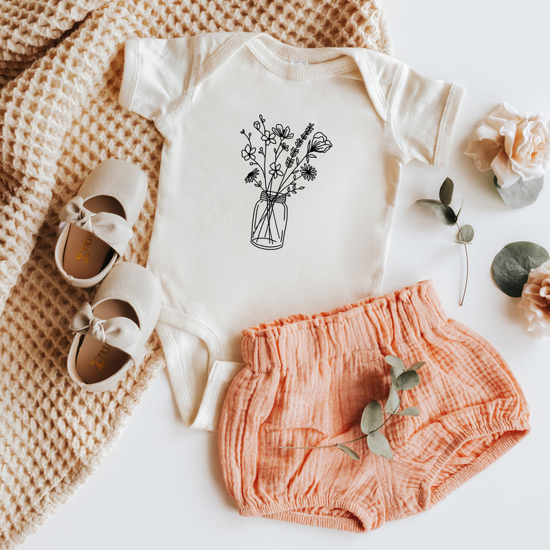 Flower Jar Onesie