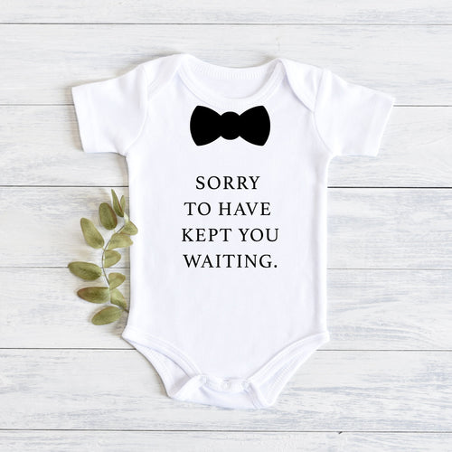 Newborn Tie Baby Onesie® - olivetreebysophie