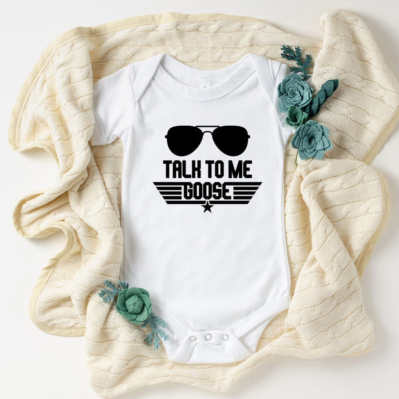 Talk to me Goose Onesie