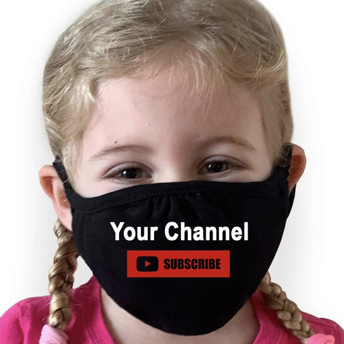 Personalized Youtube Channel - Youth Face Mask - olivetreebysophie